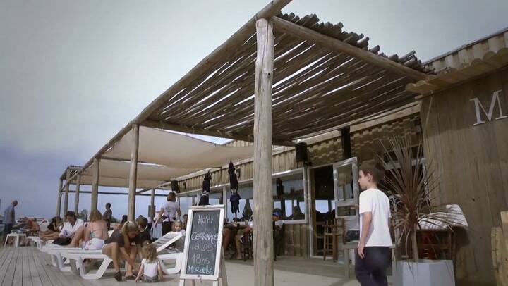 Arrancó la temporada de playa en Pinamar
