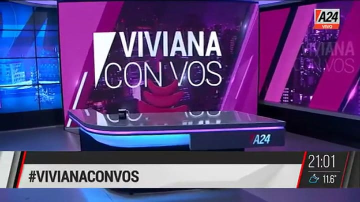 Silla vacía: así comenzó A24 el programa por la ausencia de Viviana Canosa, en el que emitió fragmentos de archivo