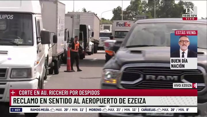 La furia de Luis Novaresio por el piquete en la autopista Ricchieri