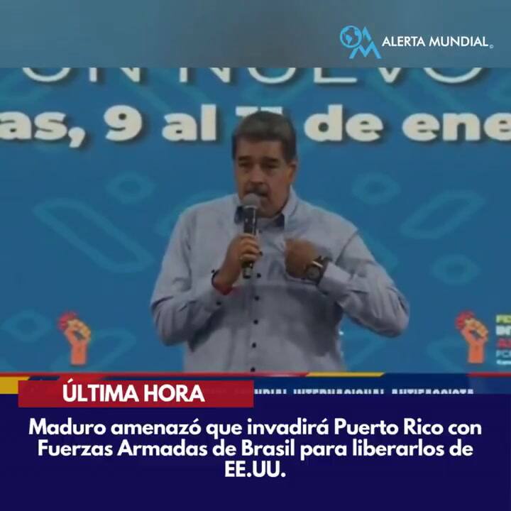 Maduro amenaza con invadir Puerto Rico