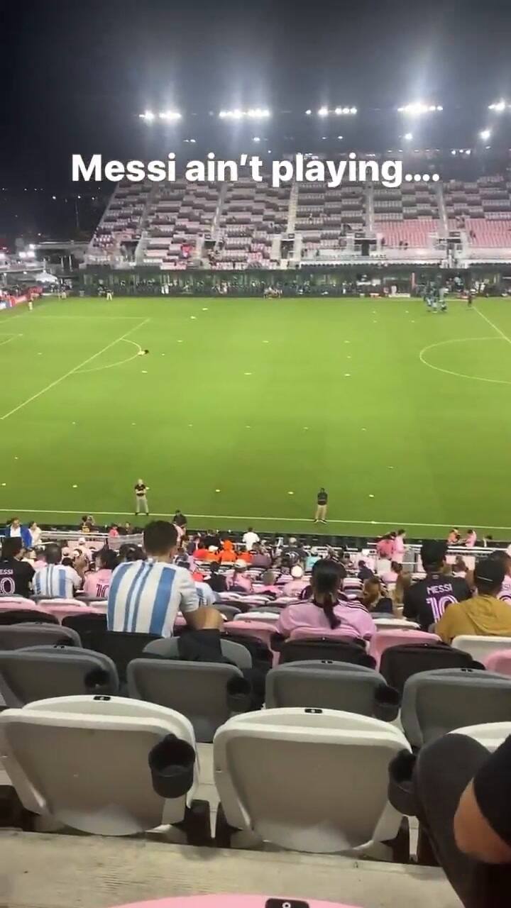 La reacción de Da Bronco a la ausencia de Messi en la final de la Us Open Cup