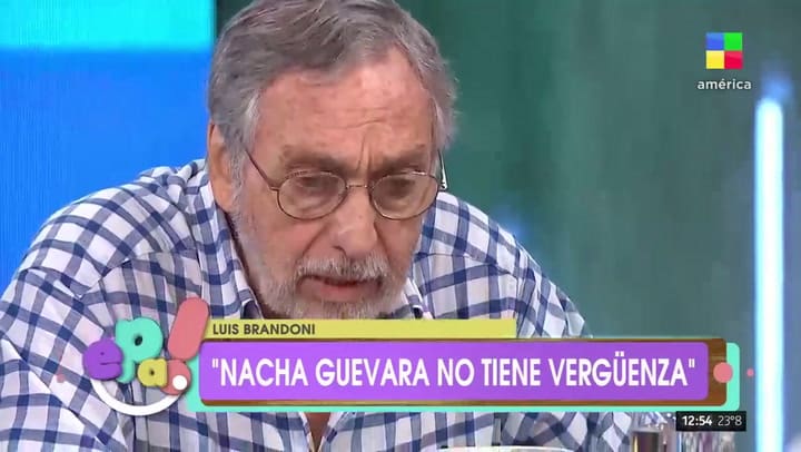 Luis Brandoni apuntó contra Argentina, 1985