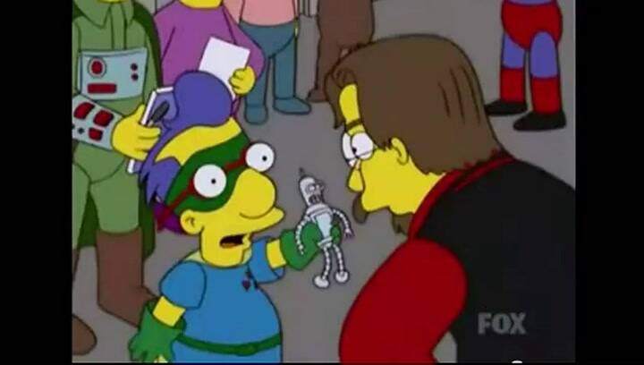 Matt Groening, aparición en Los Simpsons - Fuente: Youtube