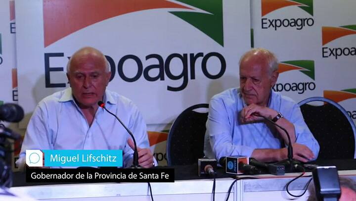 Miguel Lifschitz en Expoagro