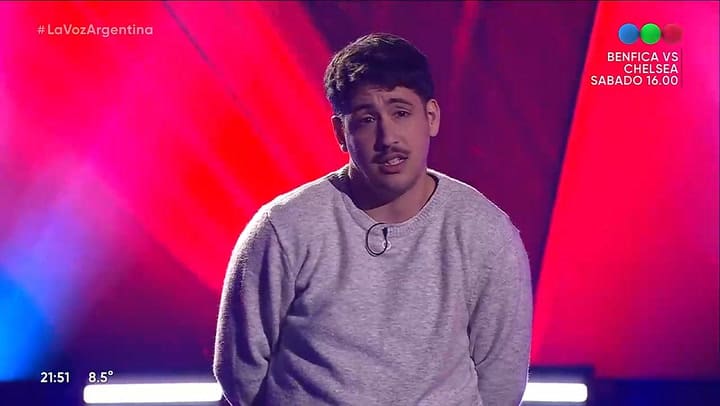 Nicolas Cantellano eligio a Luck Ra en La Voz Argentina