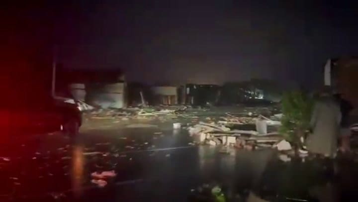 Los destrozos que dejó el tornado de Oklahoma