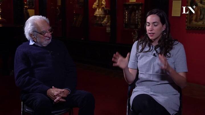 Pacho O'Donnell y Camila Perochena, en Hablemos de otra cosa.