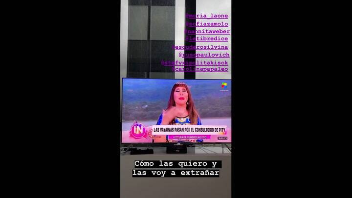 Celina Rucci: la cálida despedida de Moria Casán - Fuente: Instagram