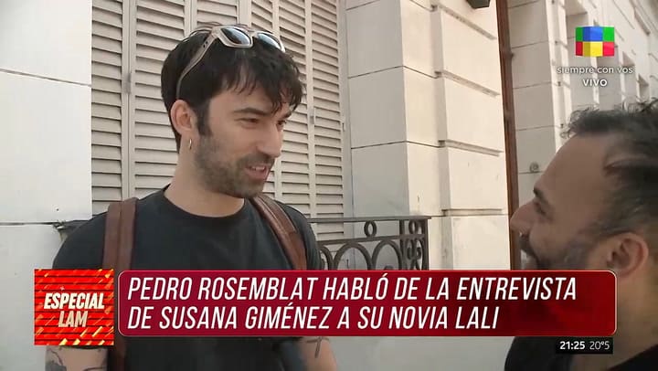 Pedro Rosembalt hablo de su relacion con Lali