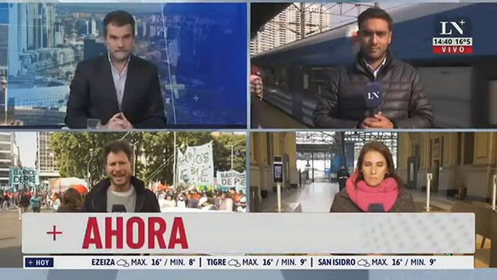 Marcha piquetera: El Metrobús de 9 de julio cerrado en ambas direcciones