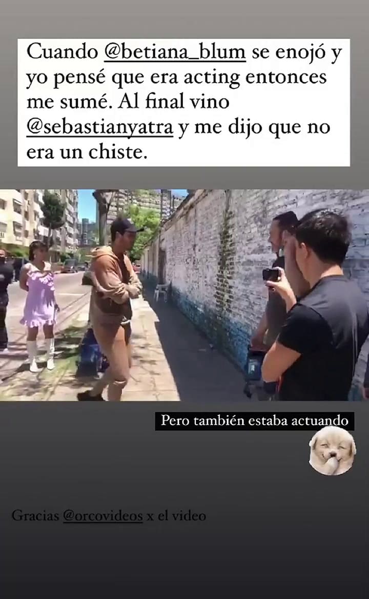 El tenso momento entre Betiana Blum y Sebastián Yatra durante una grabación
