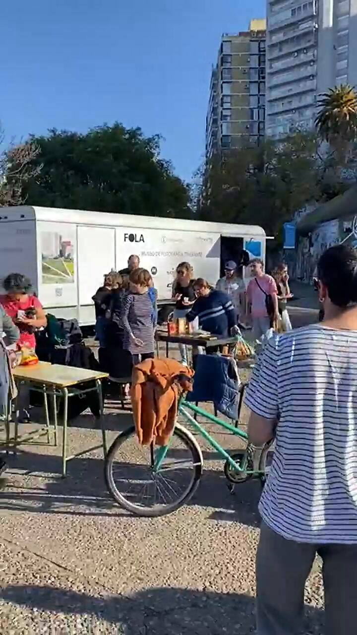 El móvil de Fola llegó a Rosario