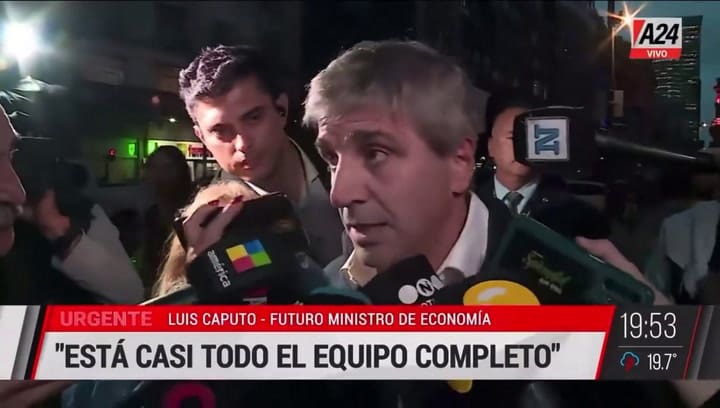 Caputo: "Recibimos la peor herencia de la historia"