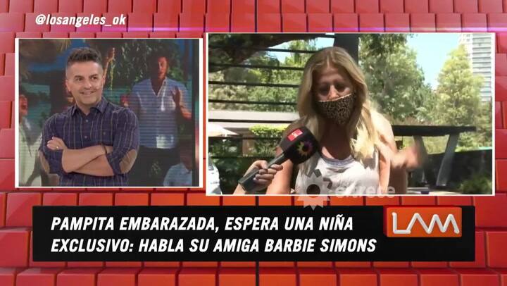 Barbie Simmons dio de talles del embarazo de Pampita - Crédito: YouTube El Trece