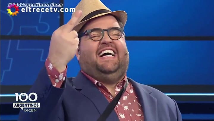 Darío Barassi se disfrazó de Jorge Lanata