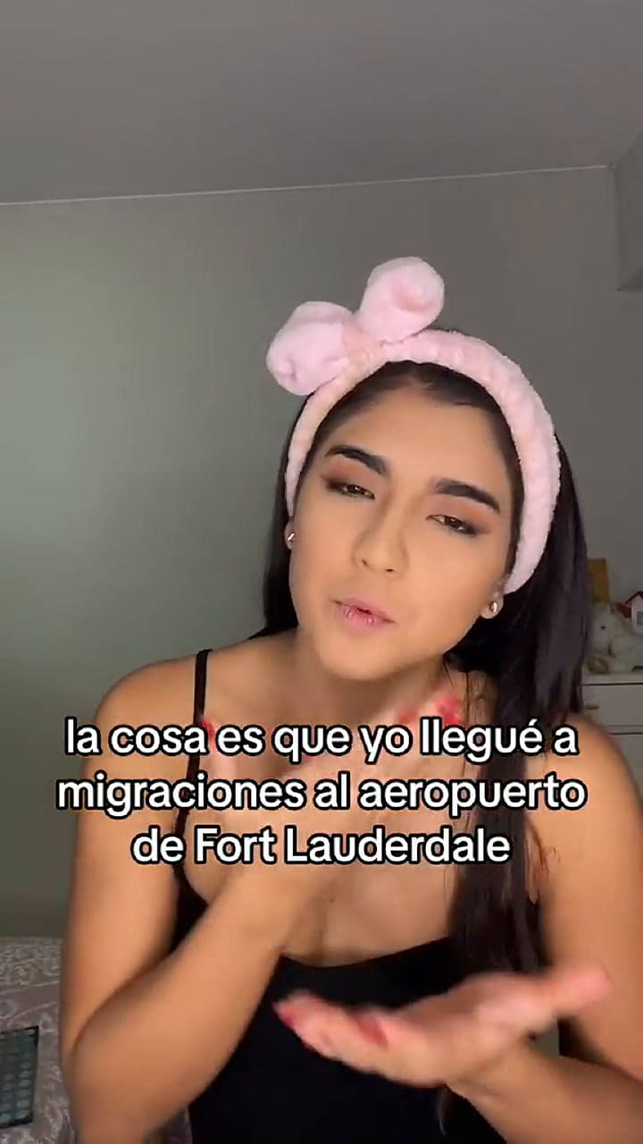 Una tiktoker contó las preguntas que le hizo el CBP en el aeropuerto de Fort Lauderdale