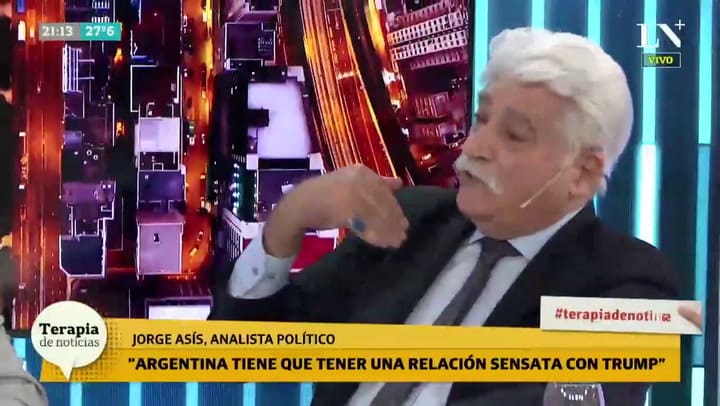 Jorge Asis: 'Evo pedía un golpe a gritos y la respuesta de Alberto a Trump es una chiquilinada'