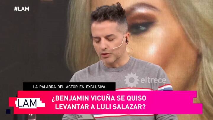 La respuesta de Benjamín Vicuña acerca de los rumores entre Luciana Salazar y él