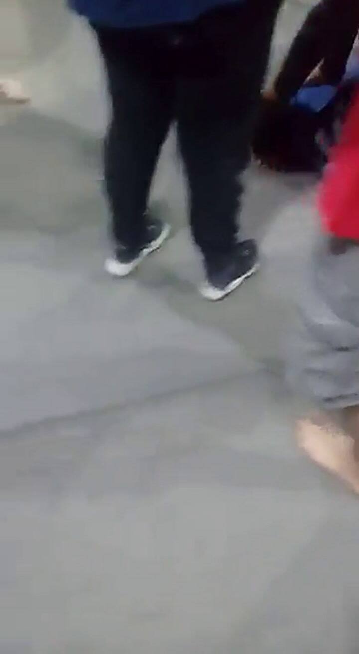 Susto en una estación de servicio