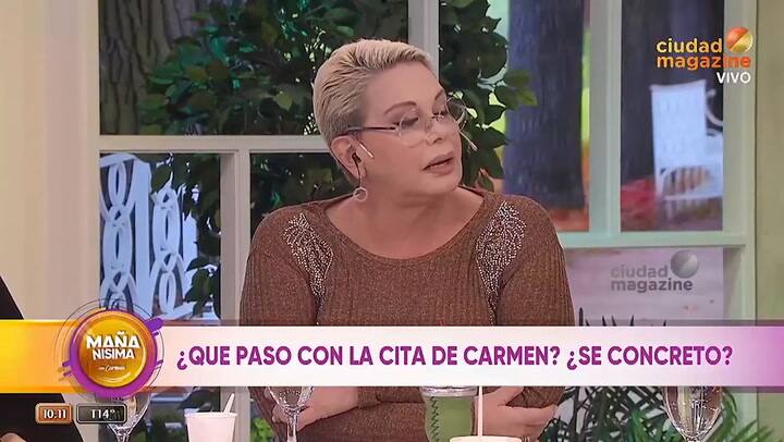Carmen Barbieri habló sobre la cita fallida que tuvo
