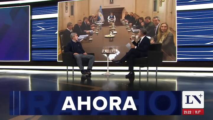 Luis Caputo Milei Piensa Que Adorni Es Honesto