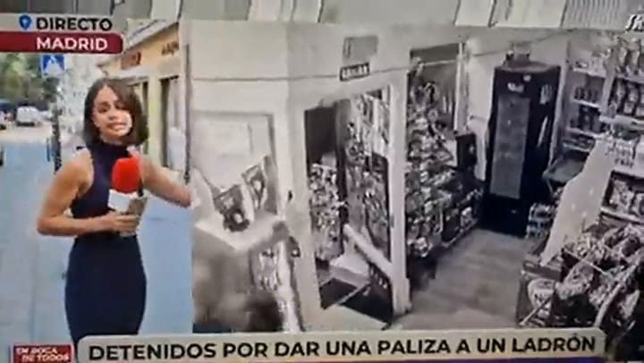 Madrid: un hombre fue detenido tras tocarle la cola a una periodista que hacía un móvil en la calle