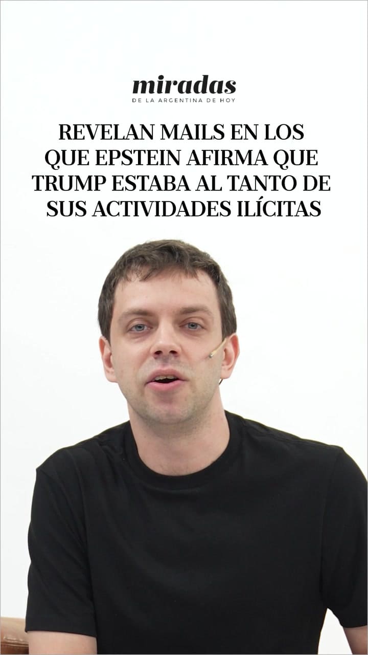 Revelan mails en los que Epstein afirma que Trump estaba al tanto de sus actividades ilícitas
