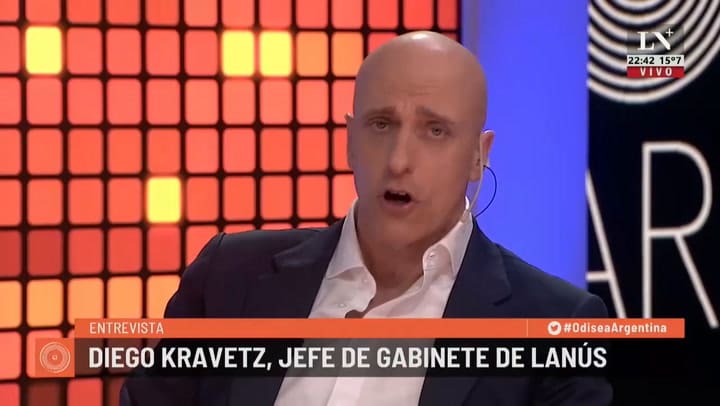 Entrevistado Diego Kravetz, jefe de gabinete de lanus