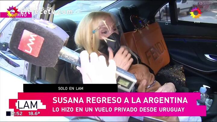 Yanina Latorre, encantada con la cartera de Susana Giménez