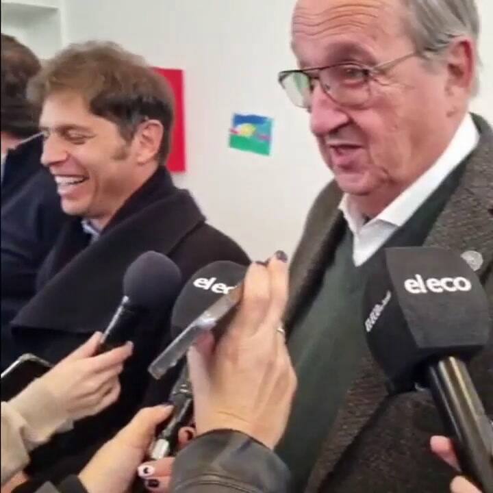 Axel Kicillof tuvo un tenso intercambio con el intendente radical de Tandil
