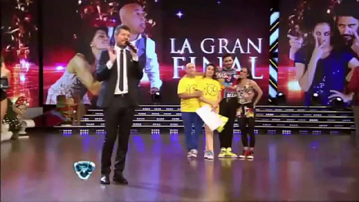 Final del 'Bailando 2014' - Anita Martínez y Bicho Gómez - Fuente: El trece