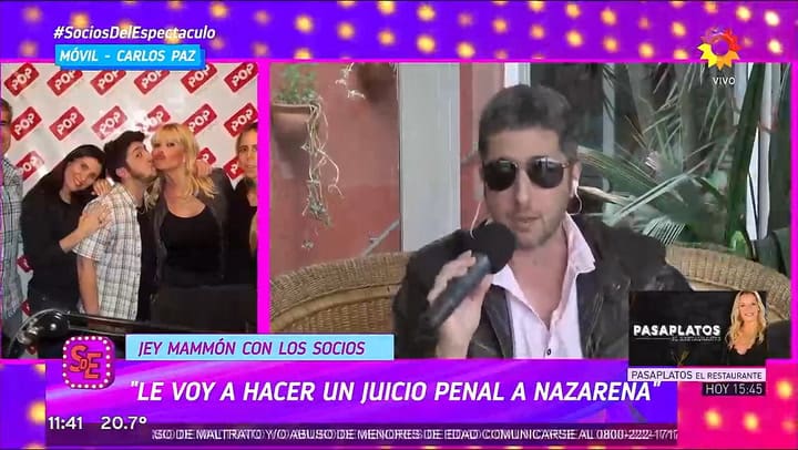 Jey Mammon hablo sobre Nazarena Velez y fue tajante
