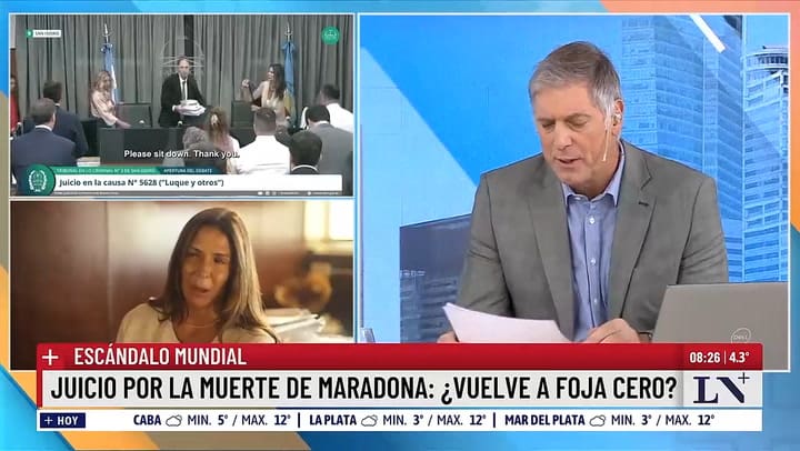 Felix Linfante, abogado de Jana Maradona