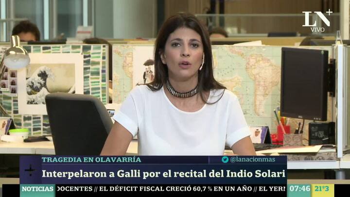 Interpelaron a Galli por el recital del Indio Solari