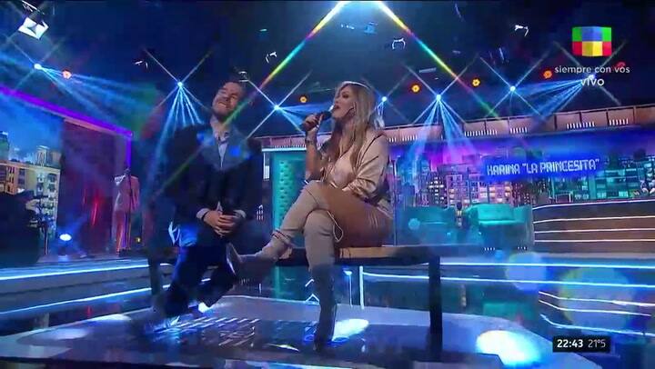 Fernando Dente se quebró al aire al escuchar a Karina La Princesita cantar en vivo: “Me está matando”