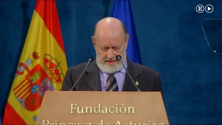 El discurso de Les Luthiers en los Premios Princesa de Asturias - Fuente: YouTube