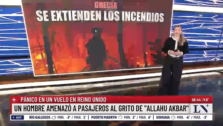 Incendios en Grecia