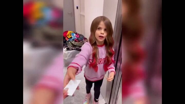 Wanda Nara mostró el cambio de look de su hija Francesca