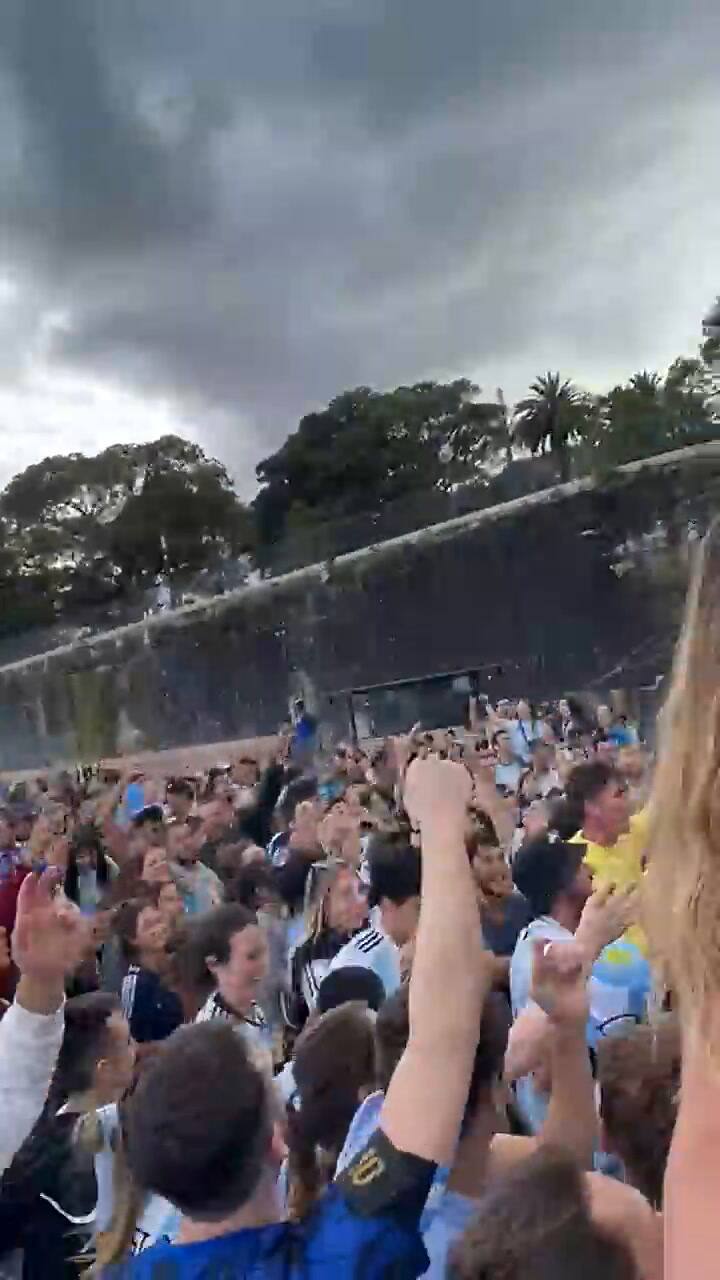 Argentina campeón: Los festejos en Sidney