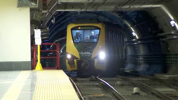 Mauricio Macri, en la inauguración de la nueva estación de la línea H - Fuente: Télam