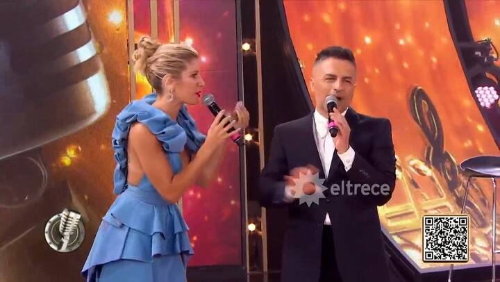 Cantando 2020. Ángela Leiva y Brian Lanzelotta cantaron 'Corazón partido' cerrando la pista final -