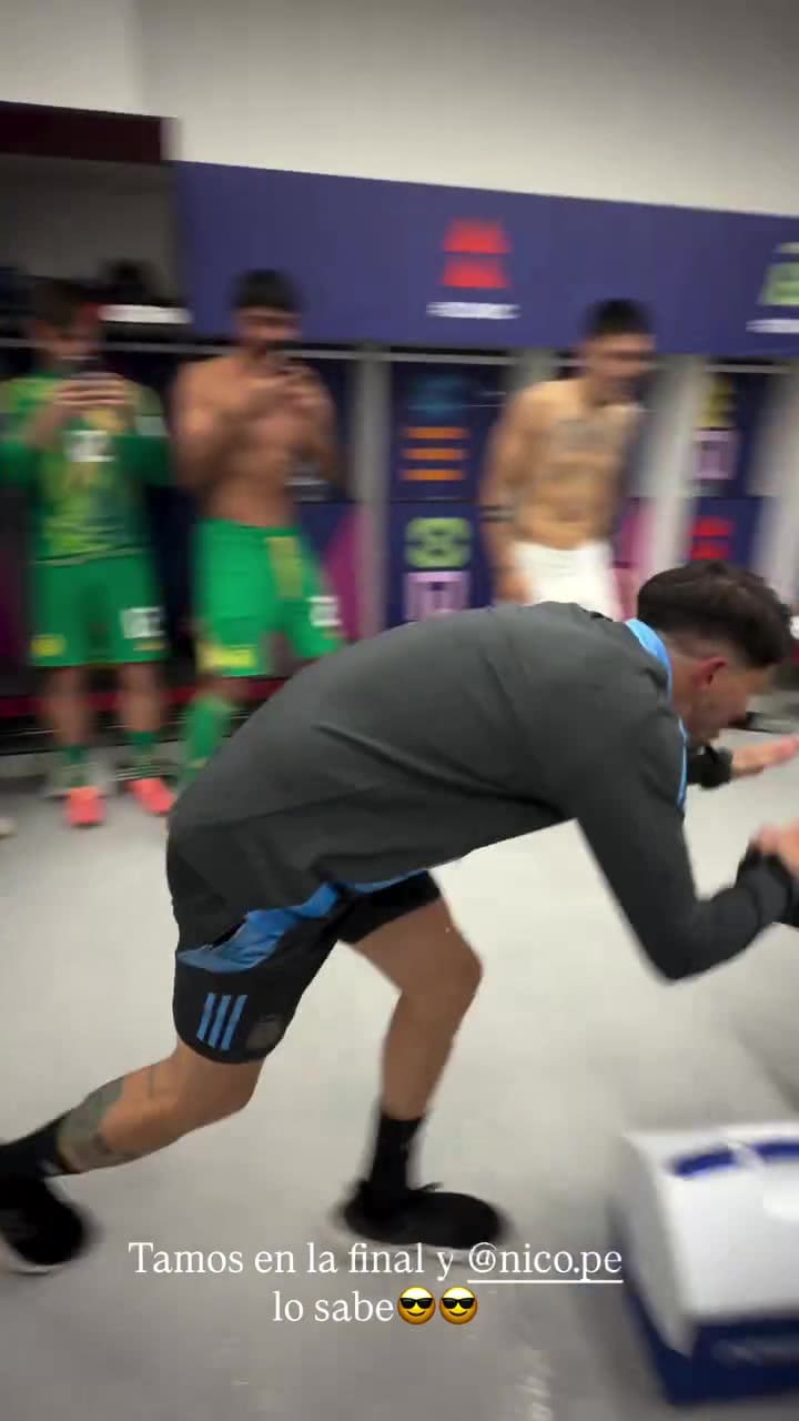 El festejo del Seleccionado Sub 20 tras pasar a la final del Mundial de Chile