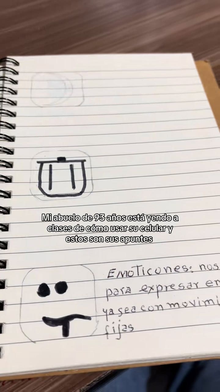 "Me dio tantaaa ternuraaa", escribió la nieta