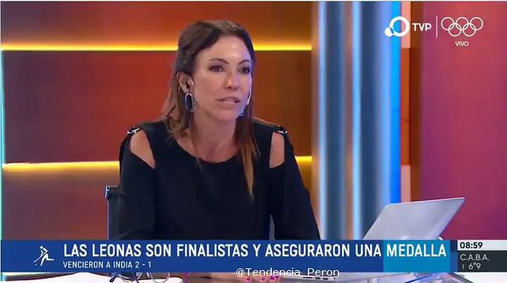 Magui Aicega se quebró en vivo tras el triunfo de Las Leonas: 'Estoy muy emocionada'