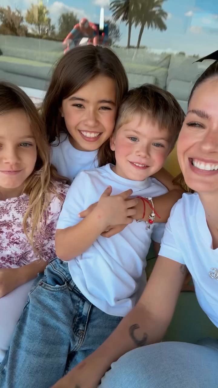 El tierno video que subió la China Suárez con sus hijos a Instagram
