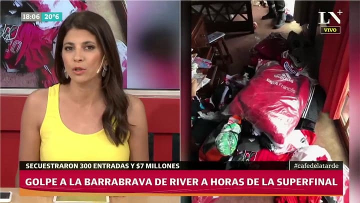 Golpe a la barrabrava de River a horas de la superfinal