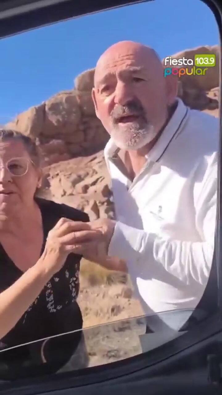 El momento del escrache en Mendoza