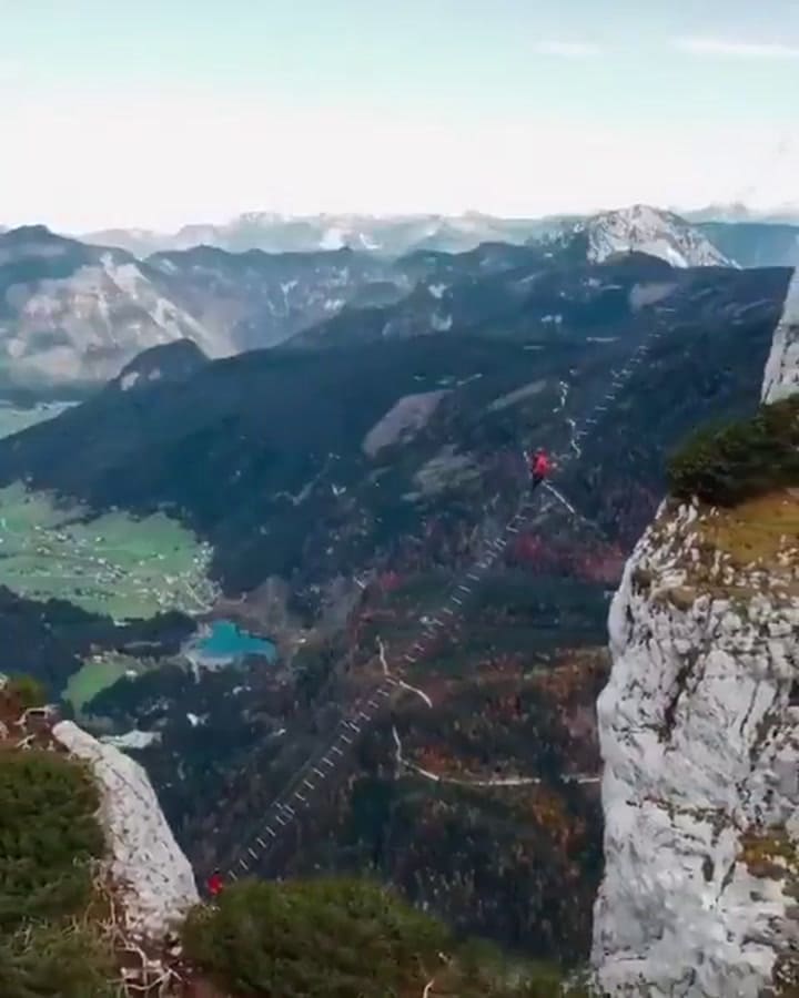 La escalera del fin del mundo en Austria