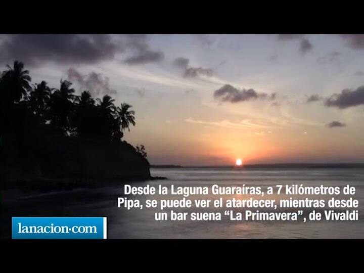 Un atardecer en Pipa