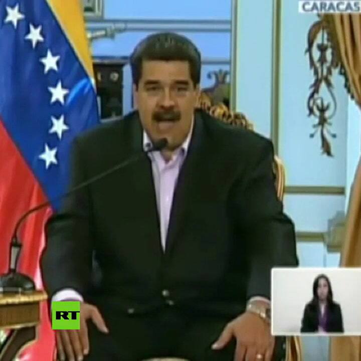 Maduro critica a Trump en un extraño inglés - Fuente: YouTube